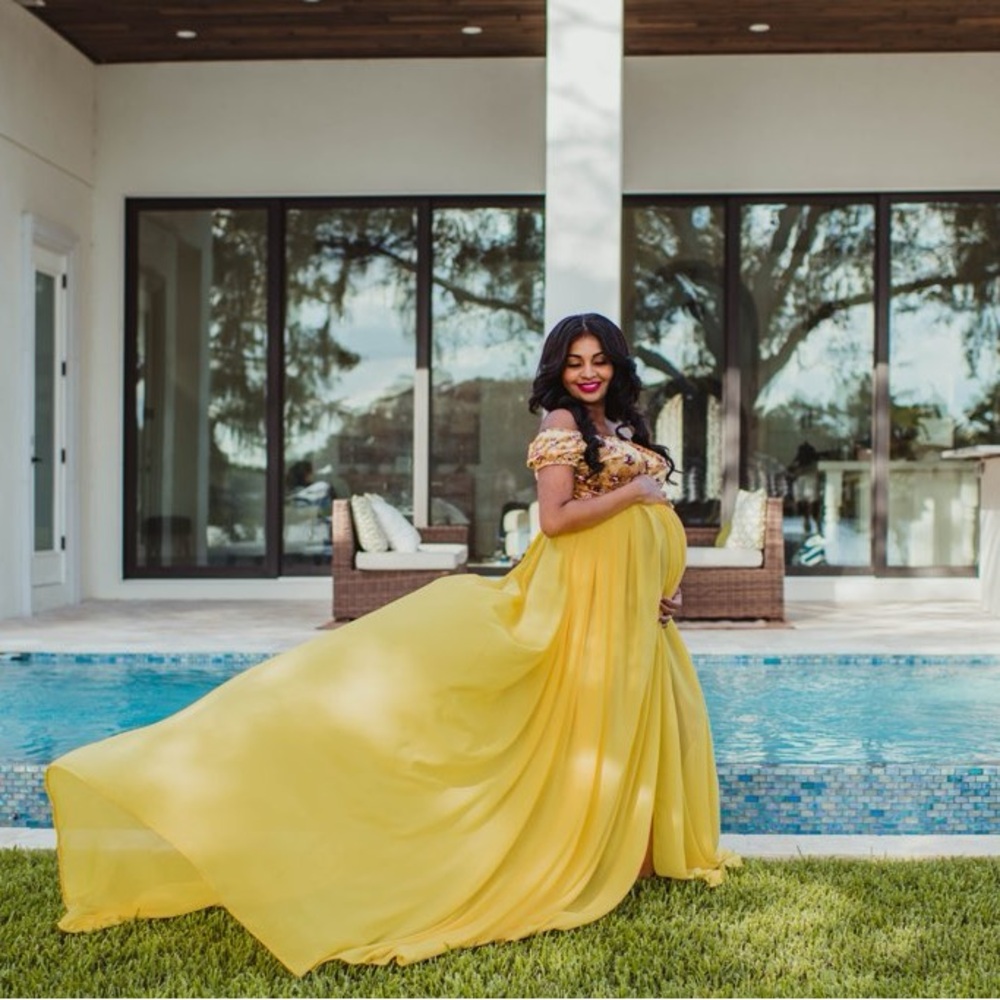 Elegant Yellow Gown
